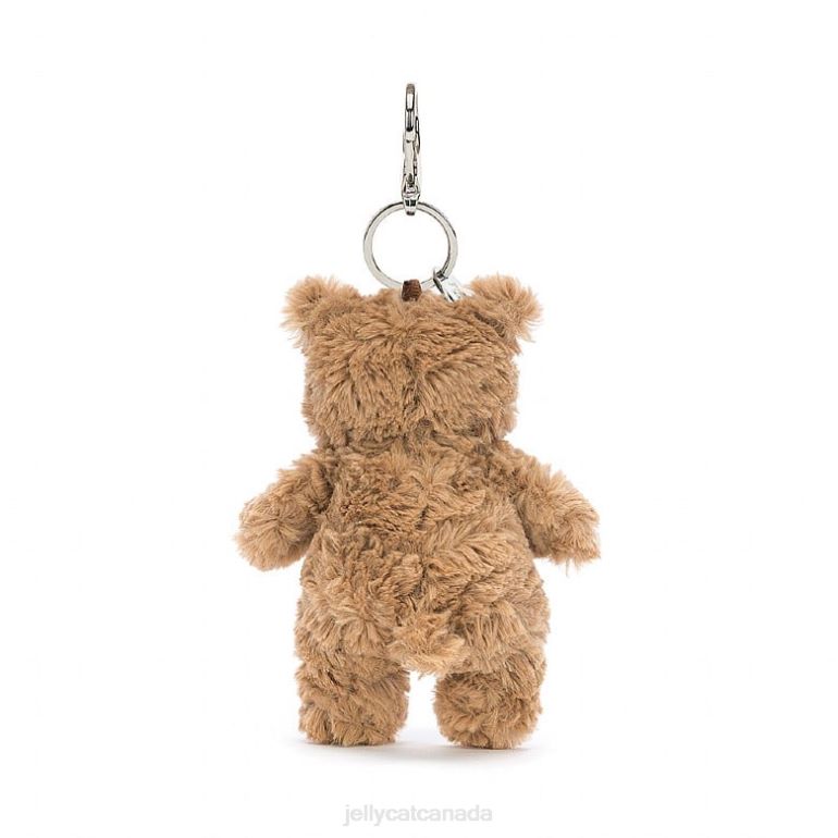 Jellycat Bartholomew Bear Bag Charm Brown BV0TH15 Accessory [BV0TH15 ...