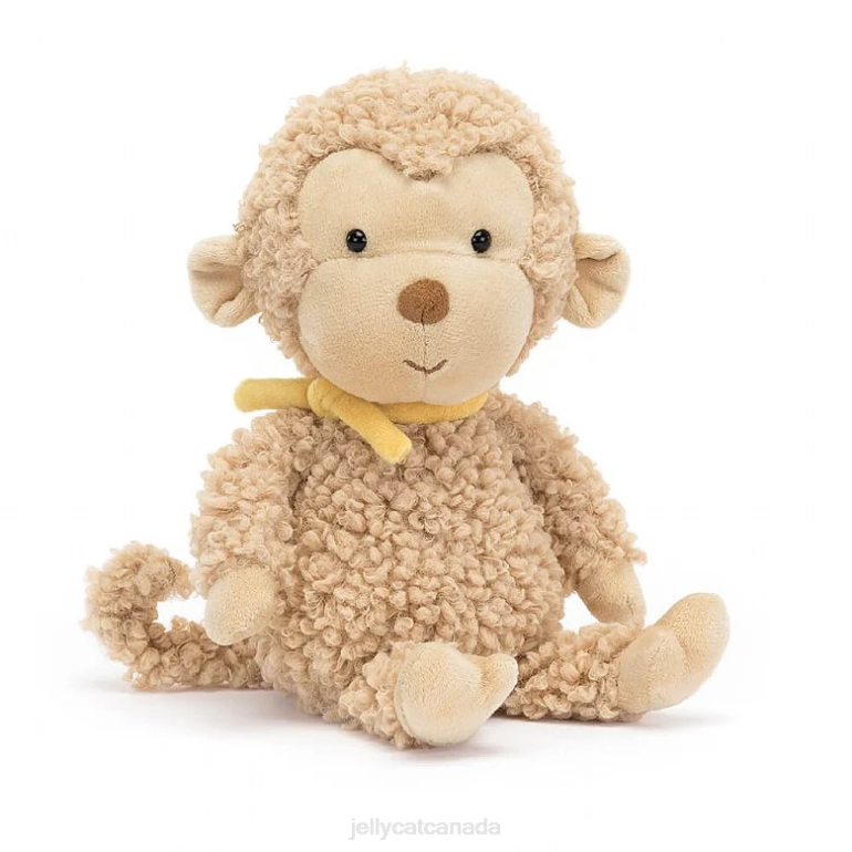 Jellycat Fuzzkin Monkey Brown BV0TH395 Toy [BV0TH395] : Jellycat Canada ...